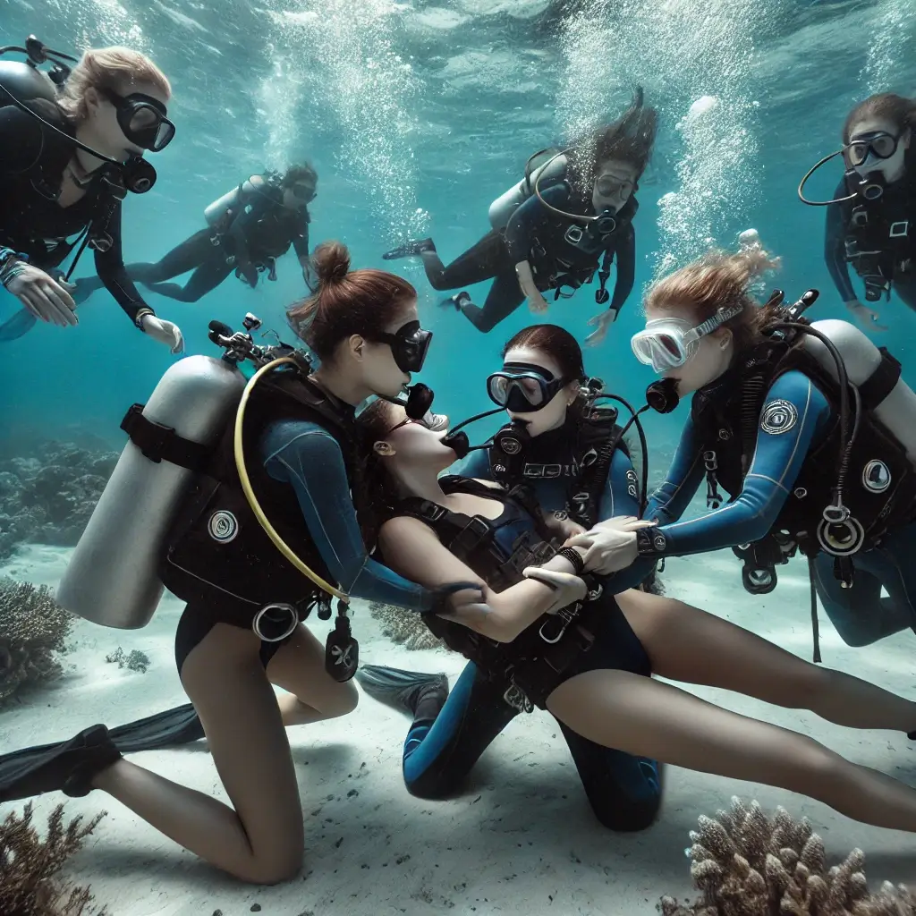 Rescue diving training